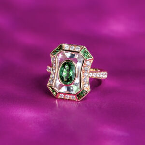 Art Deco Tsavorite Ring